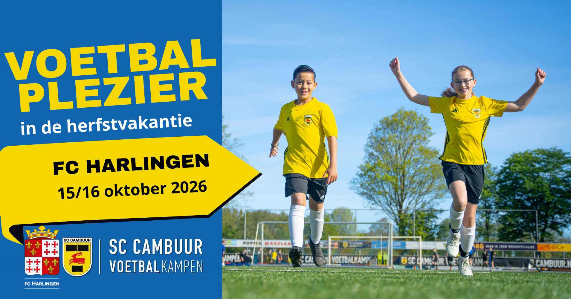 SC Cambuur komt in herfstvakantie naar fc Harlingen