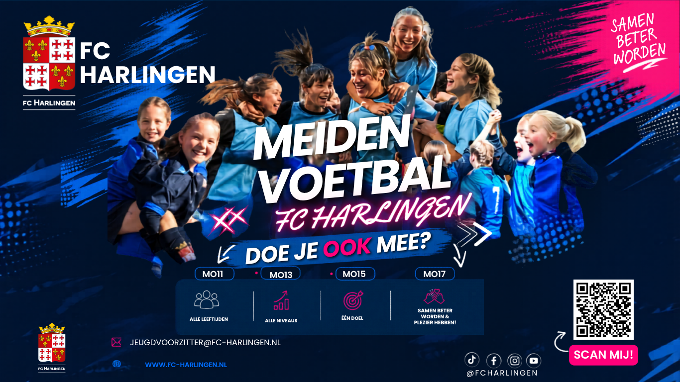 MEIDENVOETBAL. Doe je mee?