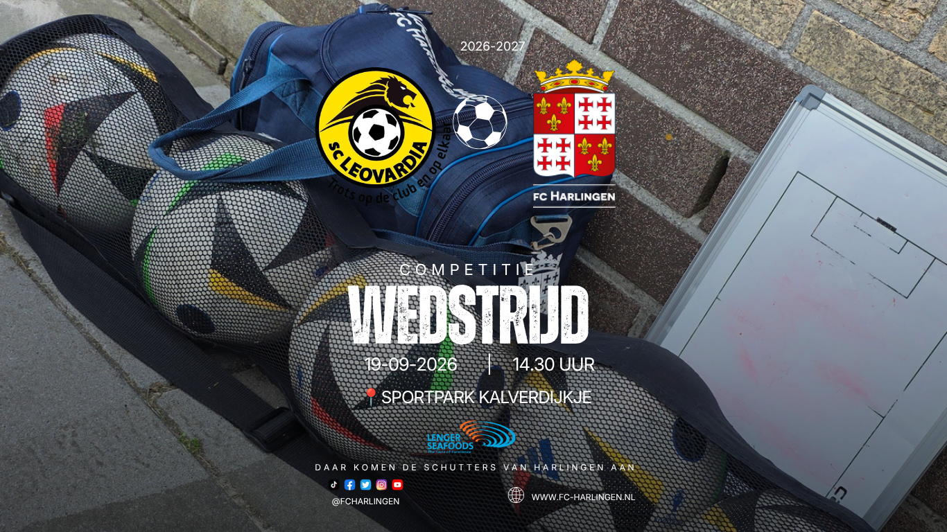 fc Harlingen op jacht naar tweede zege bij Leovardia