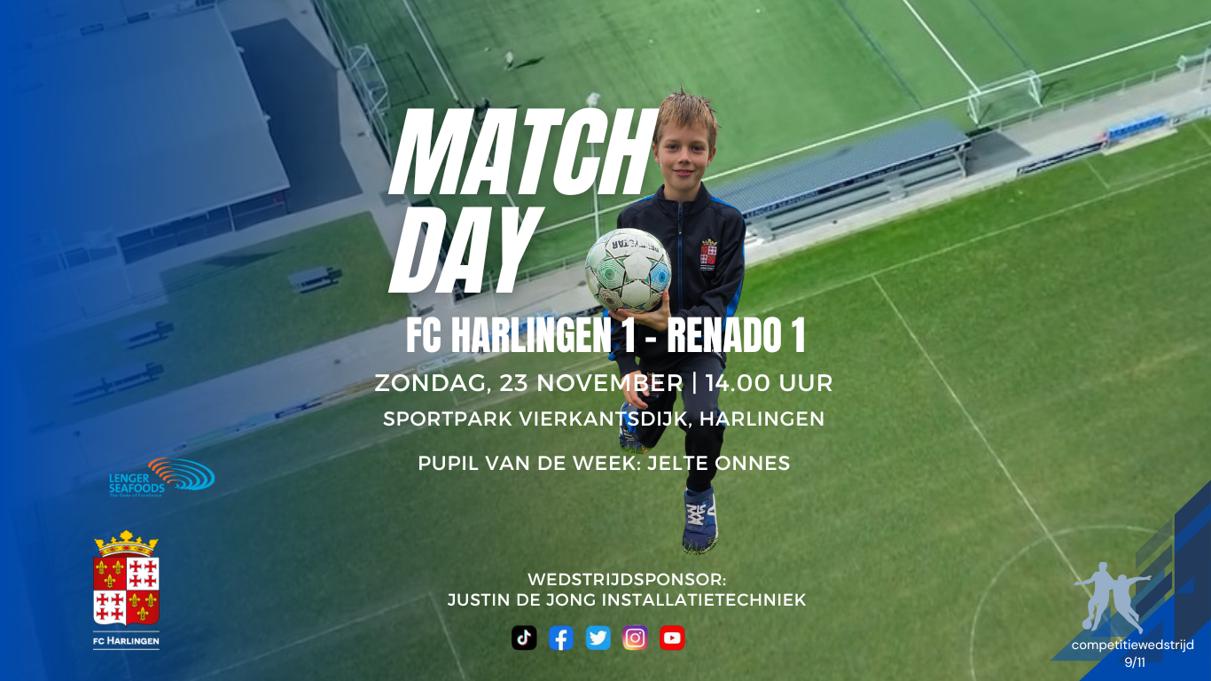 De kraker der krakers: fc Harlingen 1 – Renado 1