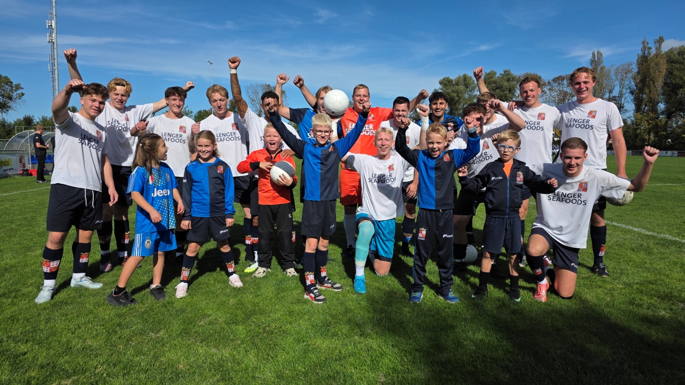 Geslaagde Meet & Greet fc Harlingen 1 en O9-1