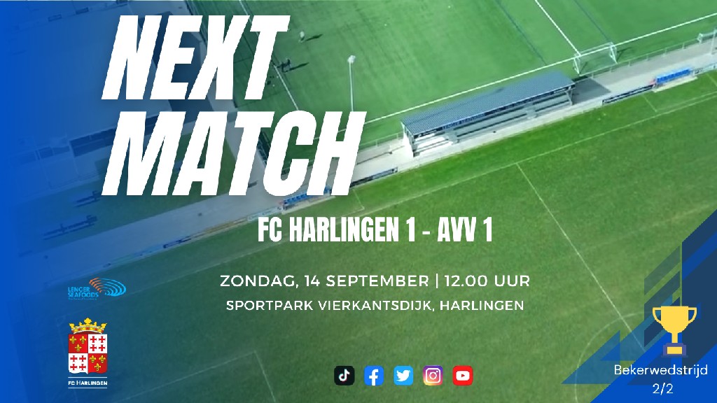 fc Harlingen 1 ontvangt AVV 1