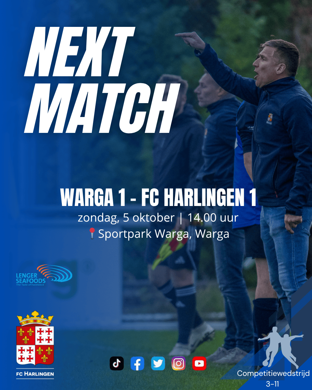 Herstel van vorig seizoen voor fc Harlingen 1?