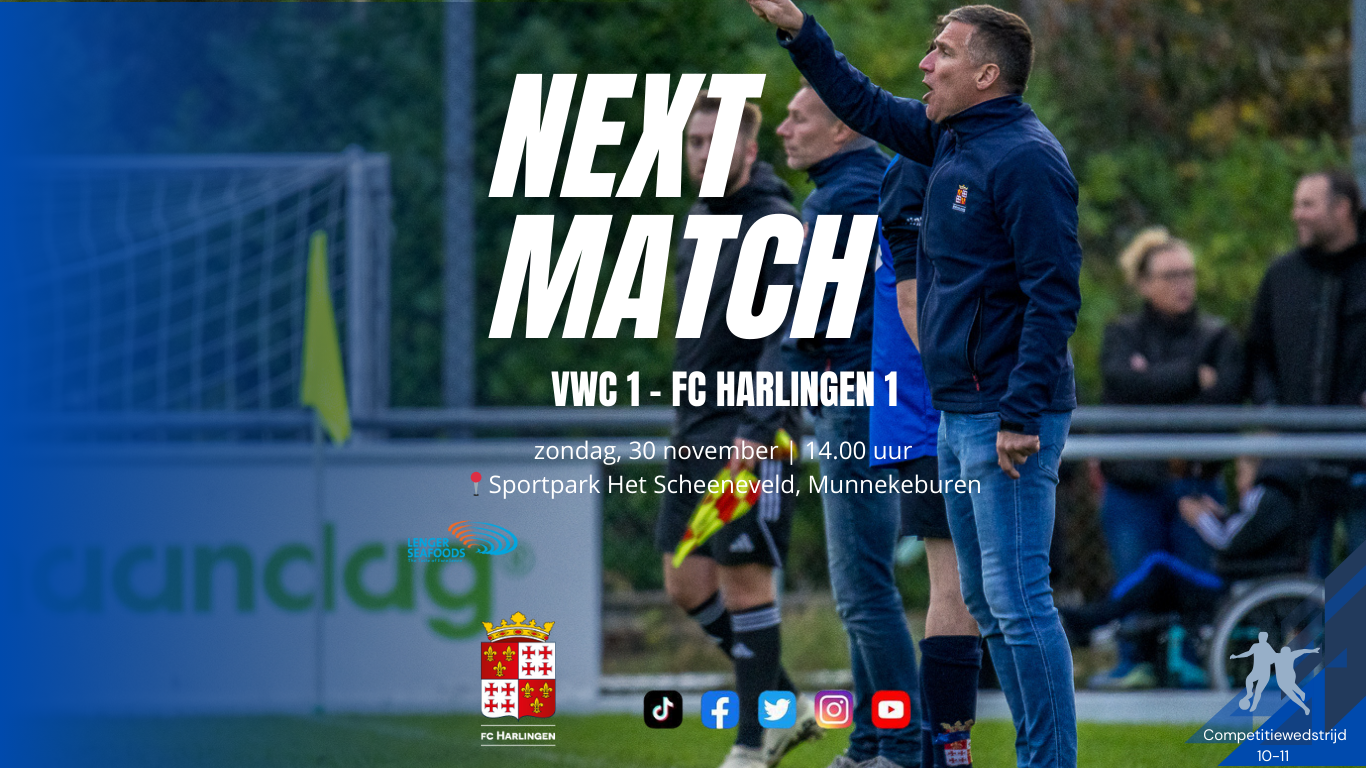 Voorbeschouwing VWC 1 - fc Harlingen 1