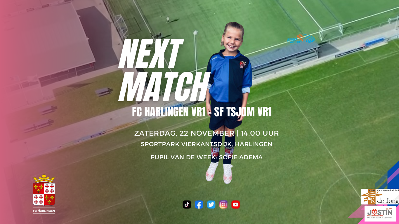 Voorbeschouwing fc Harlingen VR1 - SF Tsjom VR1