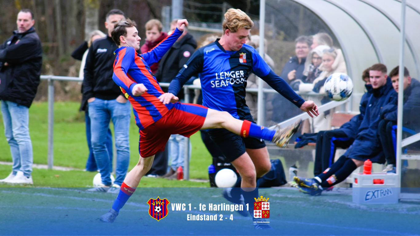 fc Harlingen recht de rug na moeizaam begin tegen VWC