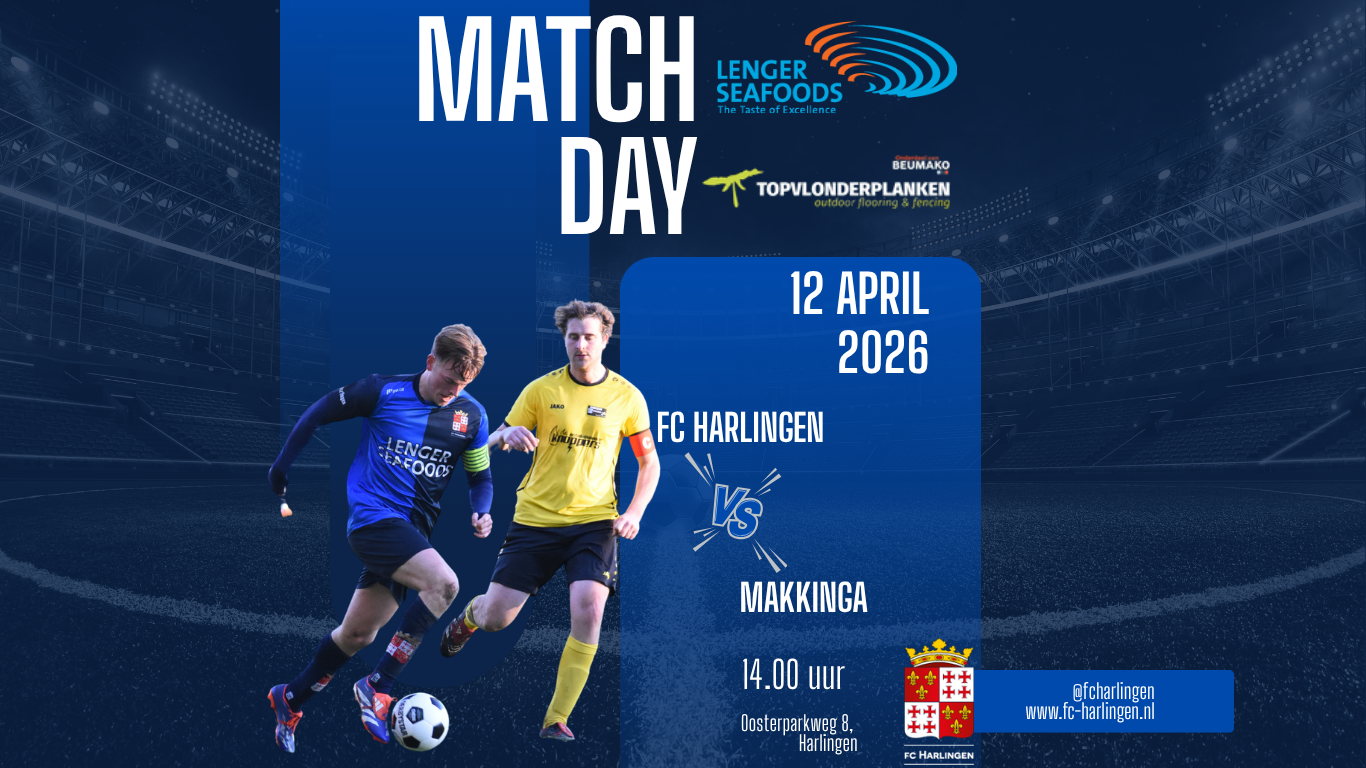 Voorbeschouwing fc Harlingen 1 - Makkinga 1