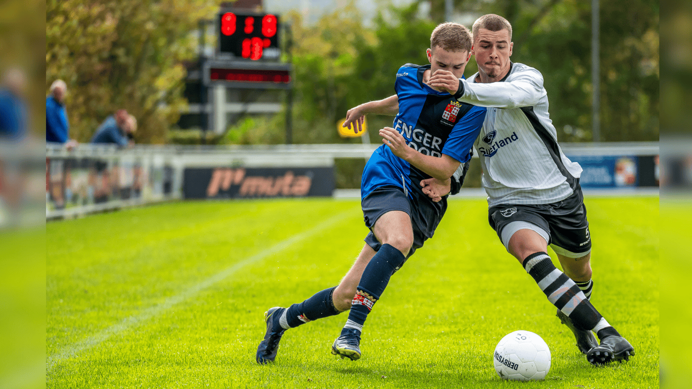 fc Harlingen knokt zich naar gelijkspel tegen koploper Mildam