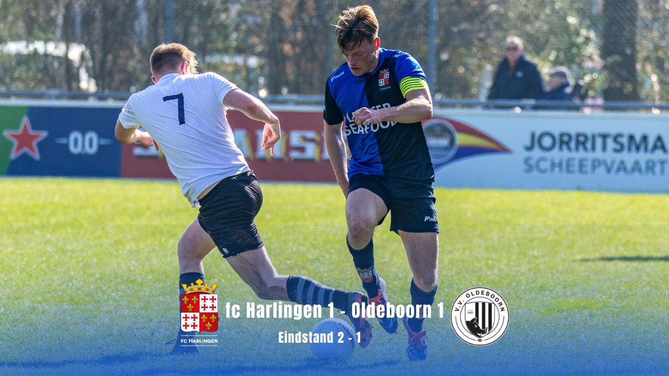 fc Harlingen trekt moeizaam duel tegen Oldeboorn over de streep