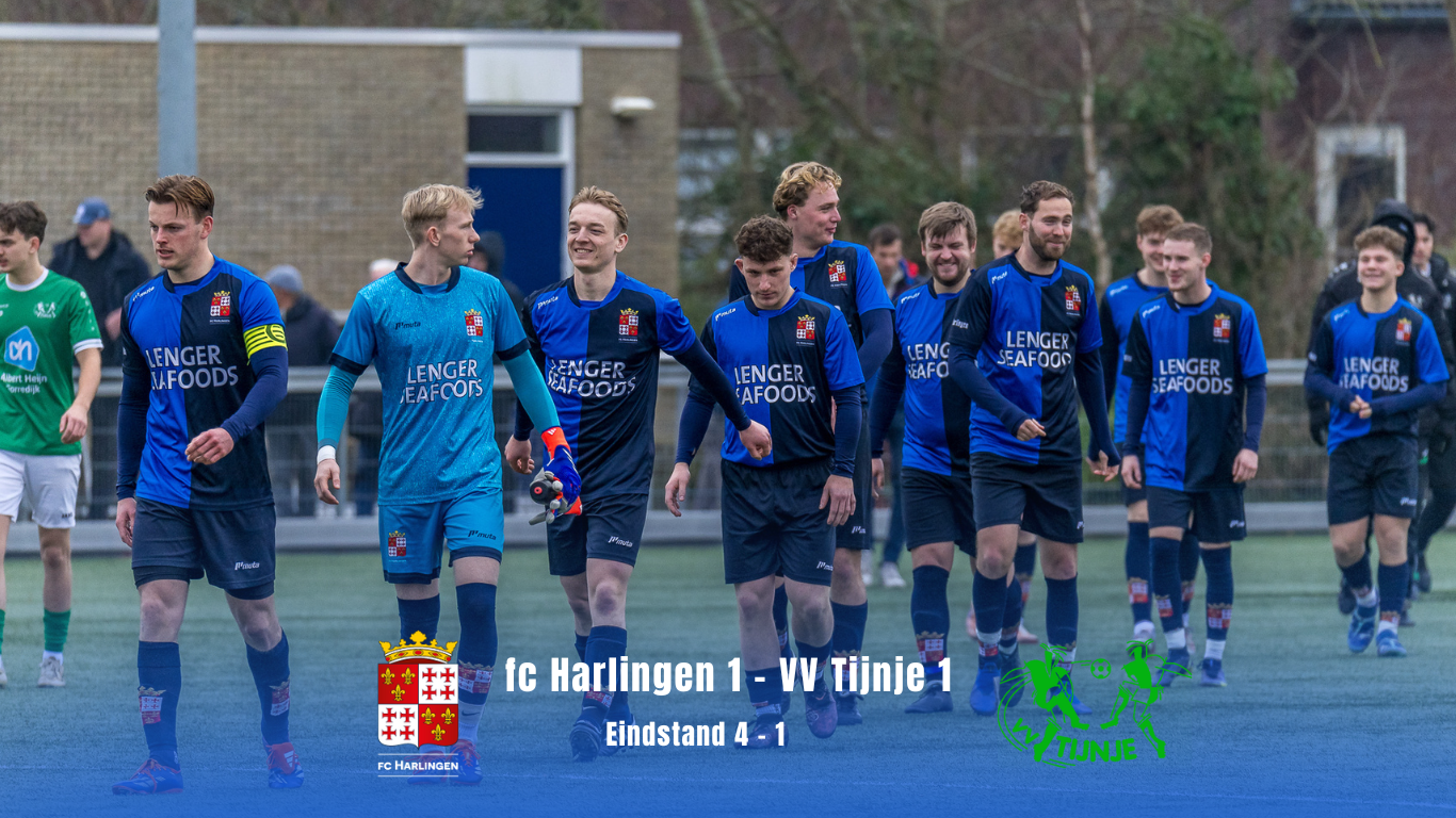 fc Harlingen pakt door tegen VV Tijnje