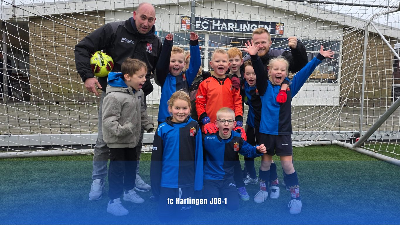fc Harlingen JO8 sleepte een overwinning in de wacht