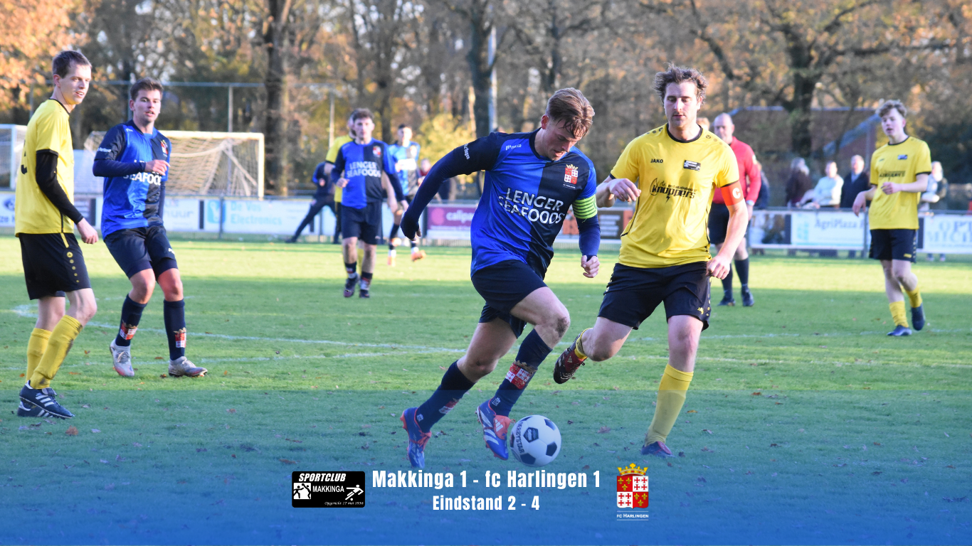 fc Harlingen knokt zich na zwakke start langs Makkinga