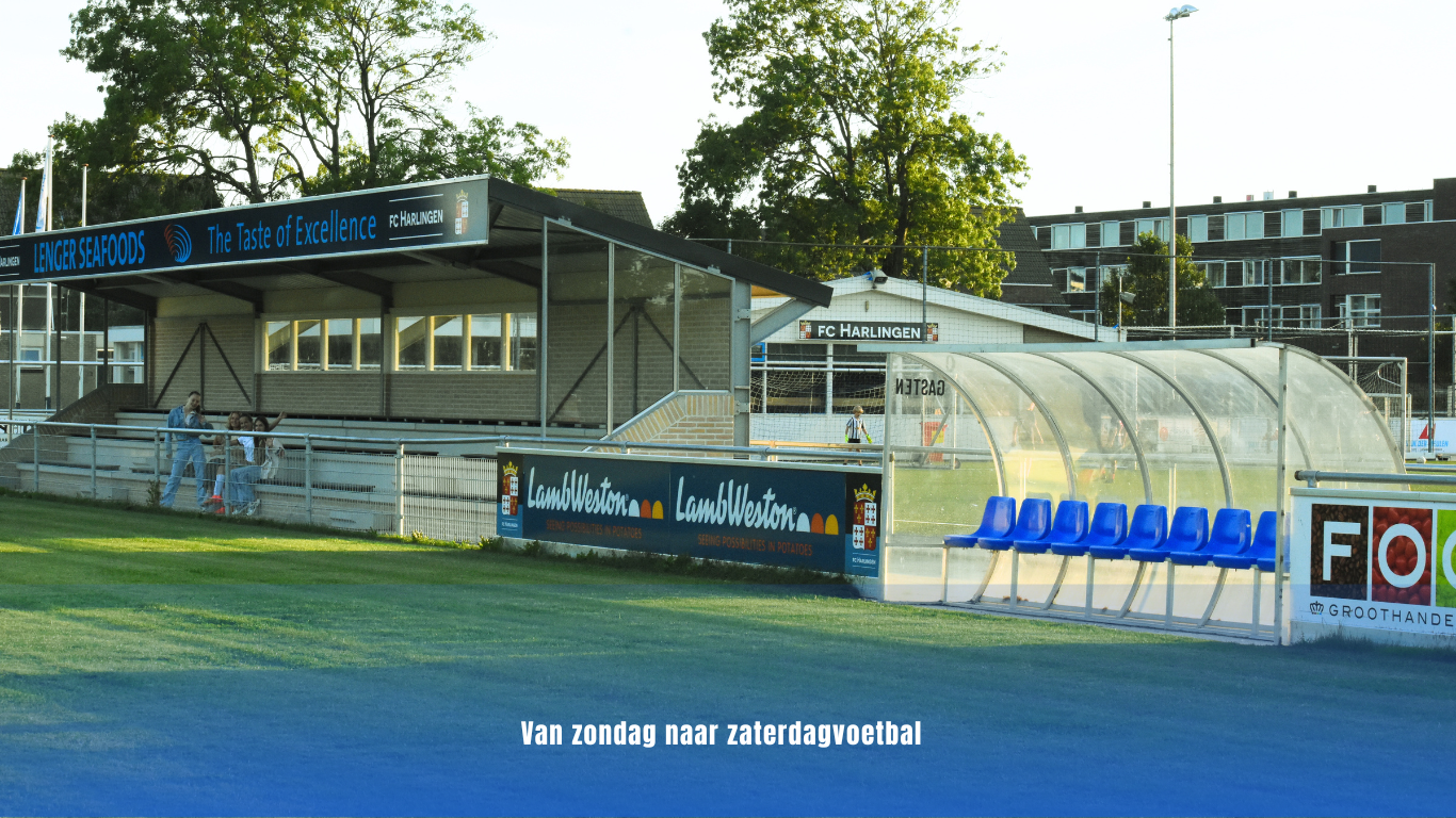 Eerste elftal fc Harlingen stapt in 2026 over naar de zaterdag